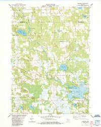 GERMANIA, WI HISTORICAL MAP GEOPDF 7.5X7