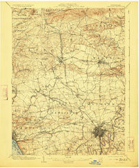 LANCASTER, PA HISTORICAL MAP GEOPDF 15X1