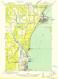 GLADSTONE, MI HISTORICAL MAP GEOPDF 7.5X