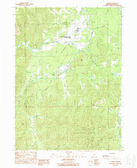 O'BRIEN, OR HISTORICAL MAP GEOPDF 7.5X7.