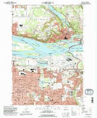 CAMAS, WA-OR HISTORICAL MAP GEOPDF 7.5X7