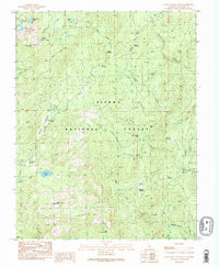 LITTLE SHUTEYE PEAK, CA HISTORICAL MAP G