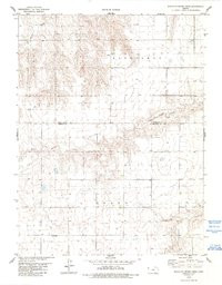 SOUTH OF CROSBY CREEK, KS HISTORICAL MAP