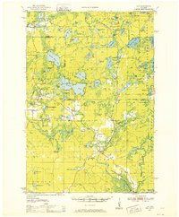 LILY, WI HISTORICAL MAP GEOPDF 15X15 GRI