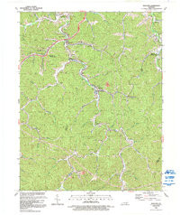 WAYLAND, KY HISTORICAL MAP GEOPDF 7.5X7.