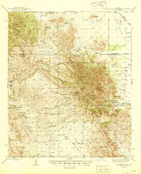 WINCHESTER MOUNTAINS, AZ HISTORICAL MAP