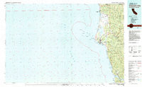 CRESCENT CITY, CA-OR HISTORICAL MAP GEOP