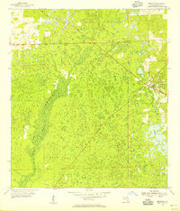 BRONSON, FL HISTORICAL MAP GEOPDF 7.5X7.