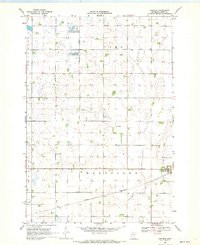 DANVERS, MN HISTORICAL MAP GEOPDF 7.5X7.