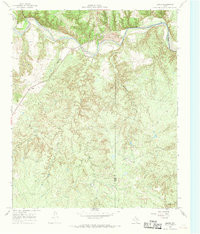 BAKER, TX HISTORICAL MAP GEOPDF 7.5X7.5