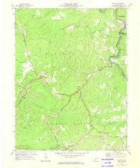 WINONA, WV HISTORICAL MAP GEOPDF 7.5X7.5