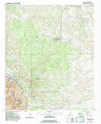 TYRONE, NM HISTORICAL MAP GEOPDF 7.5X7.5