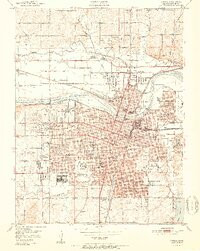 TOPEKA, KS HISTORICAL MAP GEOPDF 7.5X7.5