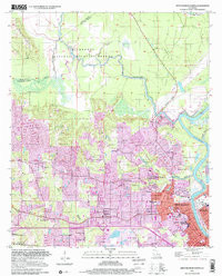 WEST MONROE NORTH, LA HISTORICAL MAP GEO