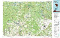 MERRILL, WI HISTORICAL MAP GEOPDF 30X60