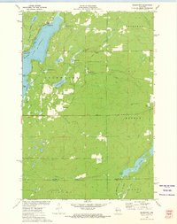 EDGEWATER, WI HISTORICAL MAP GEOPDF 7.5X