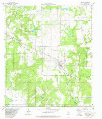 ZEPHYR, TX HISTORICAL MAP GEOPDF 7.5X7.5