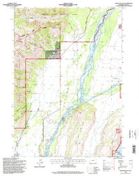 TETON VILLAGE, WY HISTORICAL MAP GEOPDF