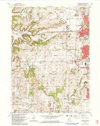 MIDDLETON, WI HISTORICAL MAP GEOPDF 7.5X
