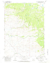 POCKET CREEK LAKE, WY HISTORICAL MAP GEO