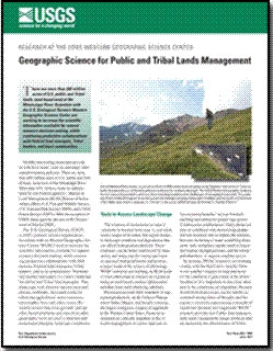 GEOGRAPHIC SCIENCE FOR PUBLIC AND TRIBAL
