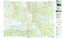 HEBGEN LAKE, MT-ID-WY HISTORICAL MAP GEO