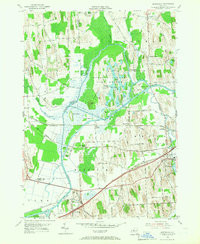 MONTEZUMA, NY HISTORICAL MAP GEOPDF 7.5X