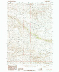 ELK BUTTE, WY HISTORICAL MAP GEOPDF 7.5X