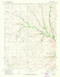 BURDICK, KS HISTORICAL MAP GEOPDF 7.5X7.