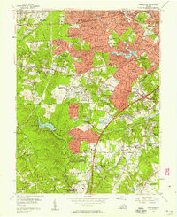 ANNANDALE, VA HISTORICAL MAP GEOPDF 7.5X