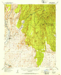 JEMEZ, NM HISTORICAL MAP GEOPDF 15X15 GR