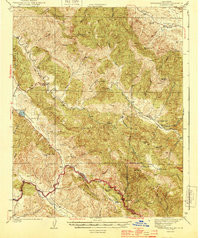 HERNANDEZ VALLEY, CA HISTORICAL MAP GEOP
