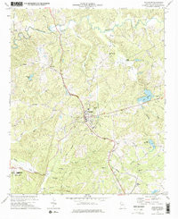 BUCHANAN, GA HISTORICAL MAP GEOPDF 7.5X7