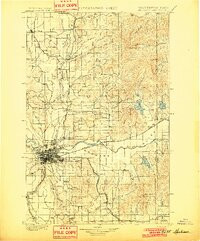 SPOKANE, WA-ID HISTORICAL MAP GEOPDF 30X