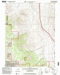 EVANS CANYON, CA-NV HISTORICAL MAP GEOPD