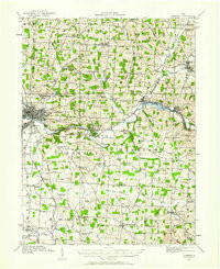 GAMBIER, OH HISTORICAL MAP GEOPDF 15X15