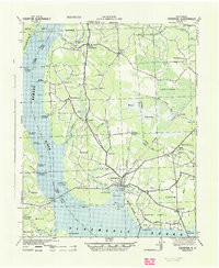 EDENTON, NC HISTORICAL MAP GEOPDF 15X15