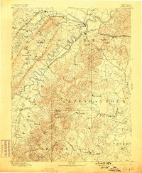 LURAY, VA HISTORICAL MAP GEOPDF 30X30 GR