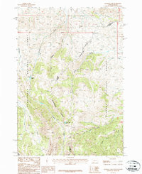 DEADMAN LAKE, MT-ID HISTORICAL MAP GEOPD