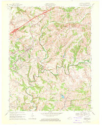 CRESTWOOD, KY HISTORICAL MAP GEOPDF 7.5X