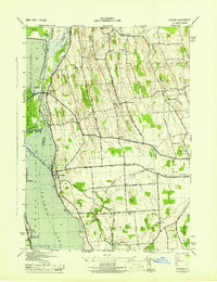 CAYUGA, NY HISTORICAL MAP GEOPDF 7.5X7.5