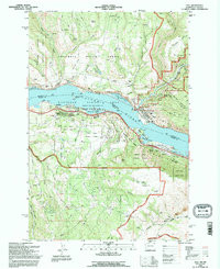 LYLE, WA-OR HISTORICAL MAP GEOPDF 7.5X7.