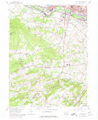 POTTSTOWN, PA HISTORICAL MAP GEOPDF 7.5X