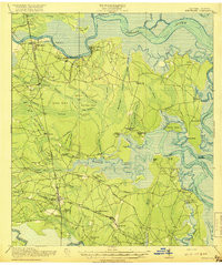 KINGSLAND, GA-FL HISTORICAL MAP GEOPDF 1