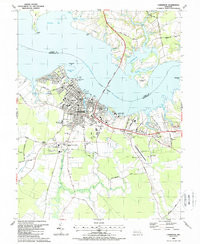 CAMBRIDGE, MD HISTORICAL MAP GEOPDF 7.5X