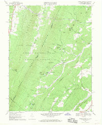 ORKNEY SPRINGS, VA-WV HISTORICAL MAP GEO