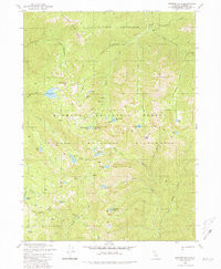 UKONOM LAKE, CA HISTORICAL MAP GEOPDF 7.