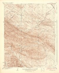 GARZA PEAK, CA HISTORICAL MAP GEOPDF 7.5