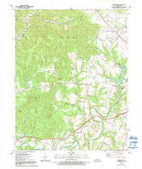 CRAVENS, KY HISTORICAL MAP GEOPDF 7.5X7.