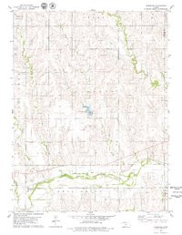 DENSMORE, KS HISTORICAL MAP GEOPDF 7.5X7